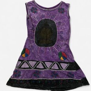 Rising International Purple Artistic Dress